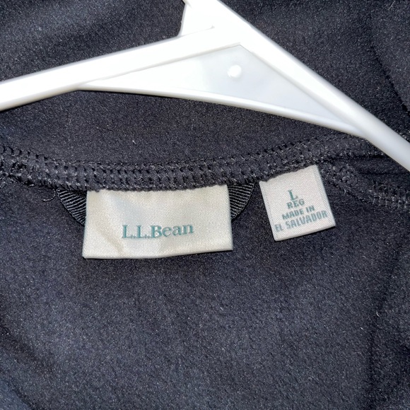 LL Bean Black Quarterzip - Picture 5 of 5